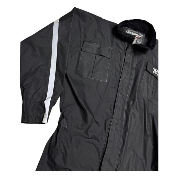TEKNIC Waterproof Rain Outdoor Motorcycle Biker Riding Jacket Mens Large - Picture 2 of 6